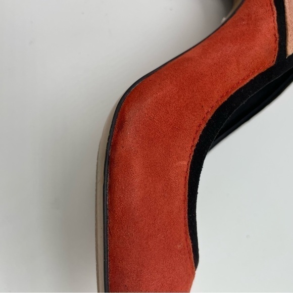 Aldo Suede Leather Color Block Heels Pumps, Sz 6.5 - Picture 10 of 15